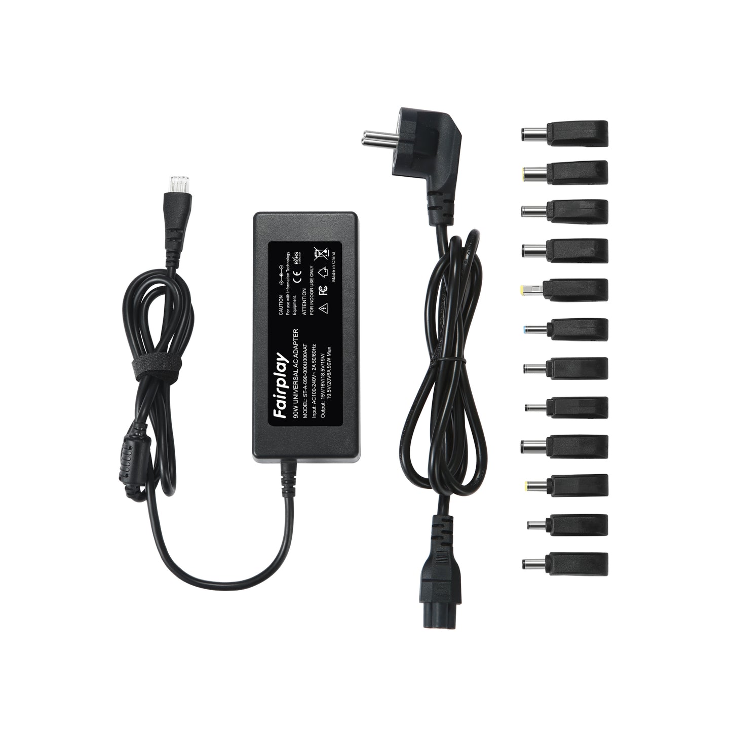 FAIRPLAY Chargeur Laptop Universel 90W