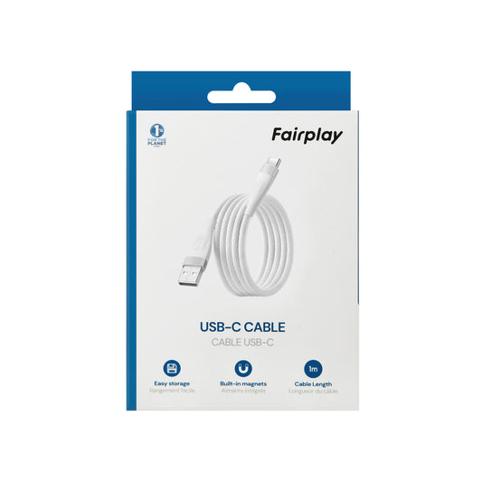 FAIRPLAY - Câble Magnétique USB-C 1m