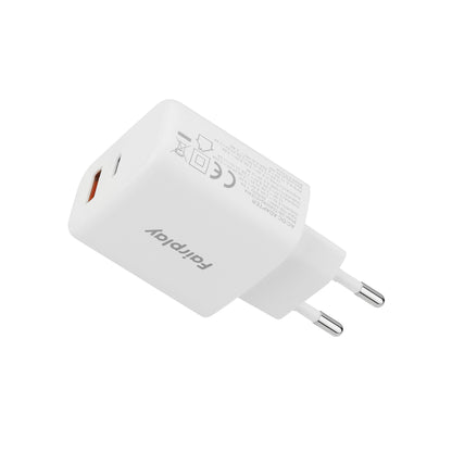 FAIRPLAY - Chargeur 65W (USB-A + USB-C)